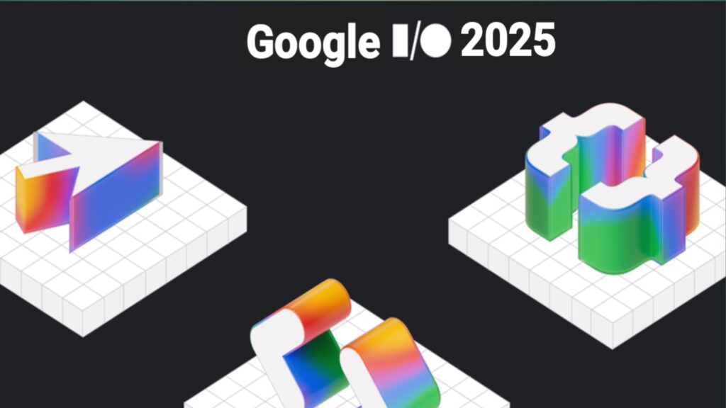 Overview of Google I/O 2025 innovations including AI tools, augmented reality glasses, and next-gen developer platforms.
