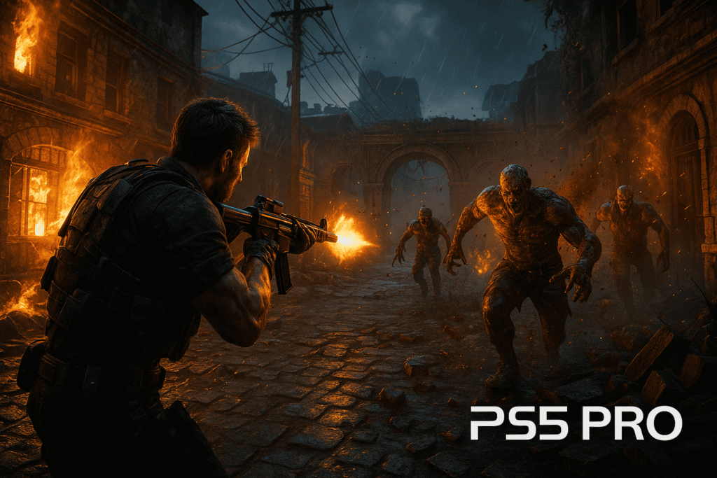 Fast-paced action game running smoothly on PS5 Pro with advanced graphics and frame rate – TechGrowAI